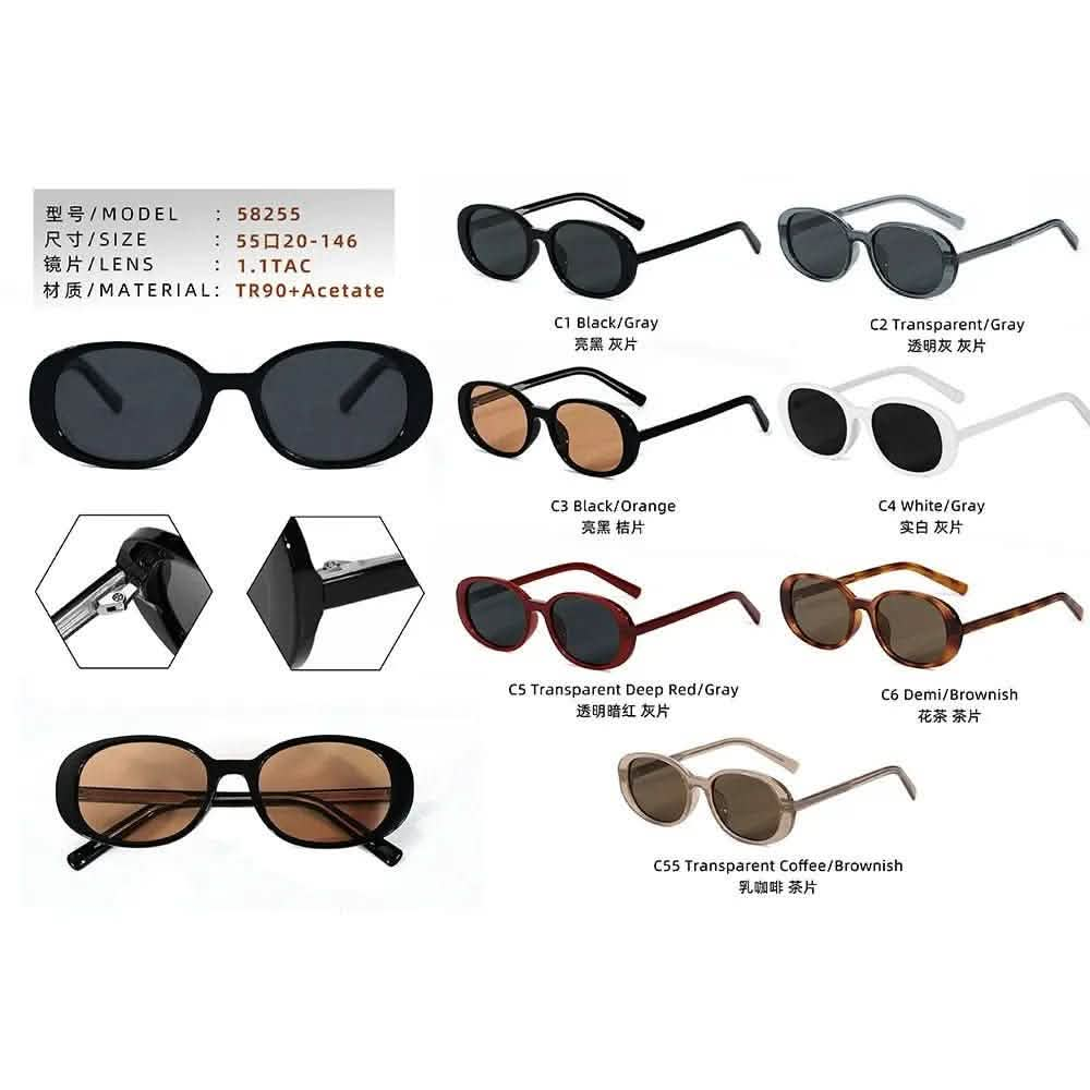 Best Sunglasses for Round Face | Fashionable Small Frame Round Sunglasses with TR90 Frame and UV Protection