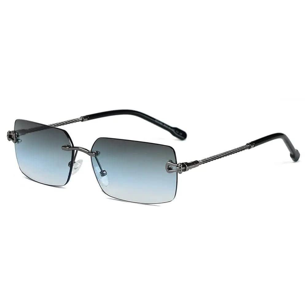 Small Sunglasses for Women | Fashion Metal Frame Sunshade Glasses | Trendy Men's Sunglasses